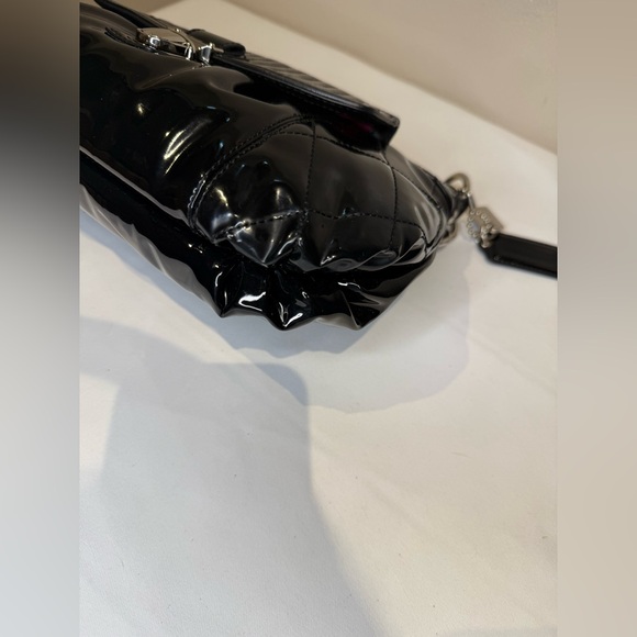 Coach Poppy Black Liquid Gloss Shoulder Bag With 2 Hangtags...